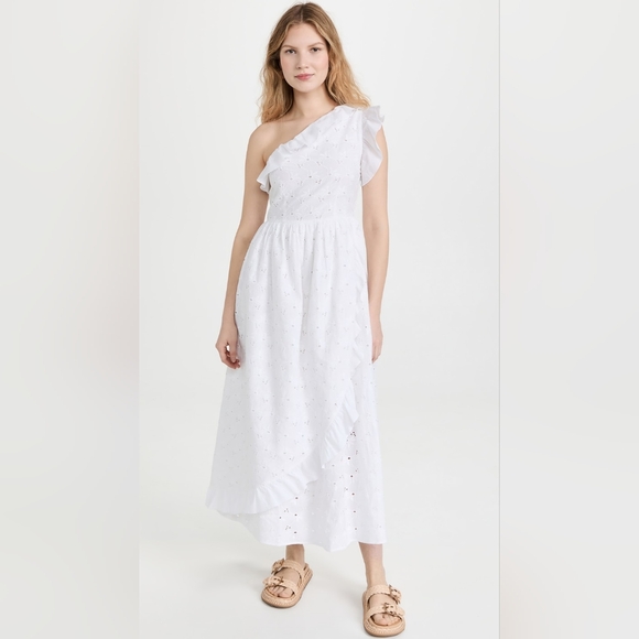 Batsheva - Jude Dress in White Broderie - Size 2 (NWT) - Picture 2 of 10
